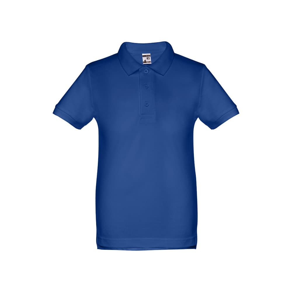 THC ADAM KIDS barnapólóbolur unisex úr bómull, kóngablátt (114)