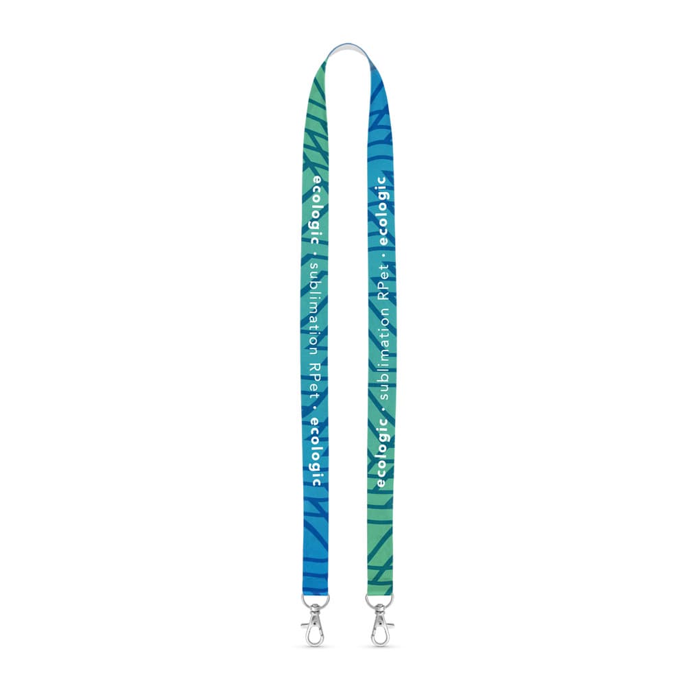 SUBLIMATION Long I Duo hálsband úr endurunnu pólýester, 20 mm