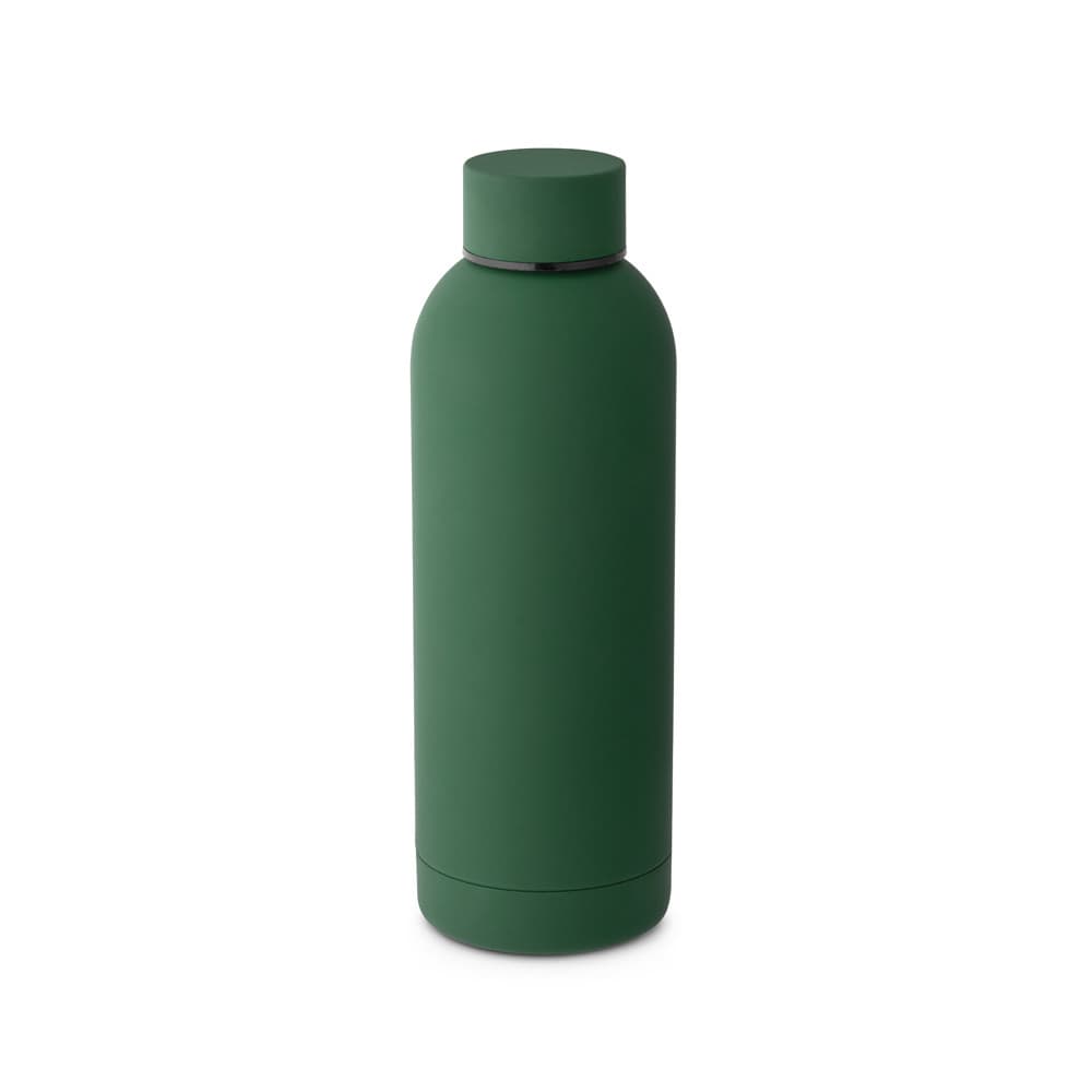ODIN tvöfaldur brúsi úr endurunnu ryðfríu stáli með gúmmíhúð, 550 ml